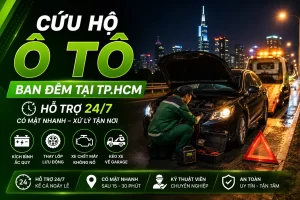 Cứu hộ ô tô ban đêm tại TP.HCM