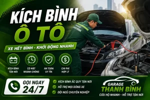 Xe ô tô hết bình
